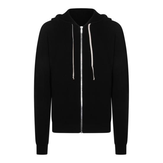 26SS 릭 오웬스 후드 티셔츠 RU01F2614KWVH09 Black