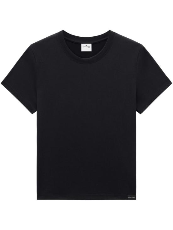 26SS 쿠레쥬 반팔 티셔츠 124JTS008JS0107 9999 Black