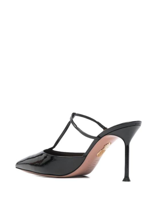 26SS 아쿠아주라 샌들 SBEMIDM0 PAT 000 Black - AQUAZZURA