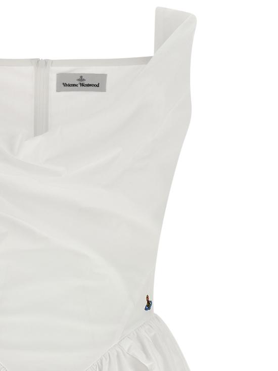 26SS 비비안웨스트우드 숏 원피스 1101039HW009QA401 White - VIVIENNE WESTWOOD