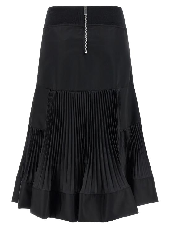 26SS 사카이 미디 스커트 2608307001 Black - SACAI