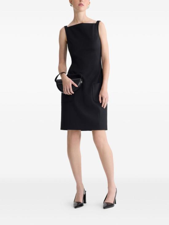 26SS 파투 미디 원피스 DR244 0103 999B Black - PATOU