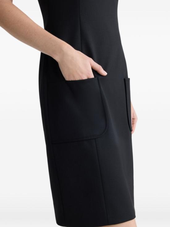 26SS 파투 미디 원피스 DR244 0103 999B Black - PATOU