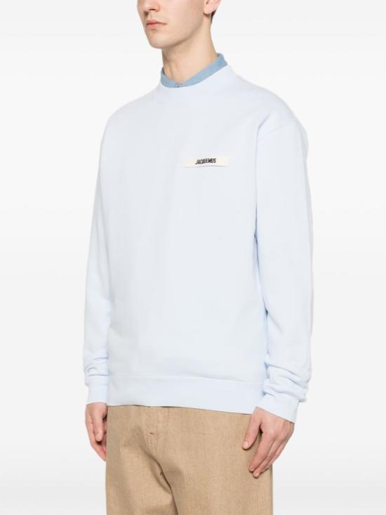 26SS 자크뮈스 그로그랭 스웨트 셔츠 SSM00206 AJ00126 321 Blue - JACQUEMUS