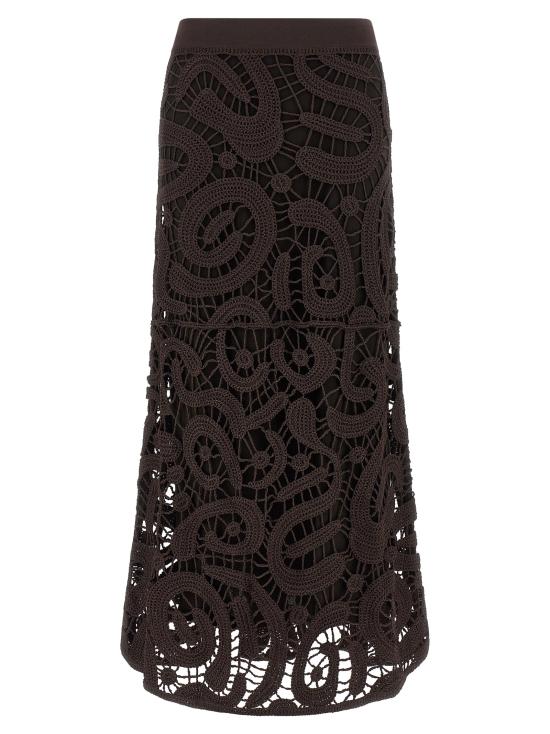 26SS 핑코 미디 스커트 106353A354M05 Brown