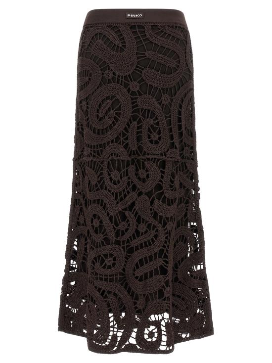 26SS 핑코 미디 스커트 106353A354M05 Brown - PINKO