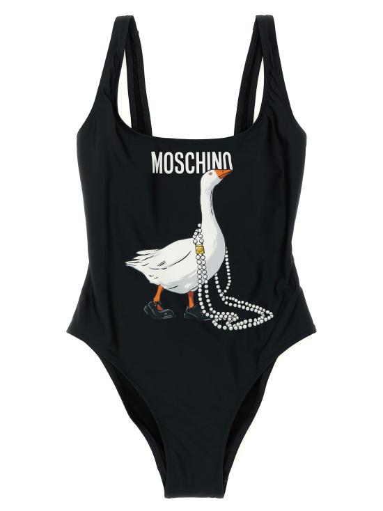 26SS 모스키노 원피스 수영복 A420205771555 Black