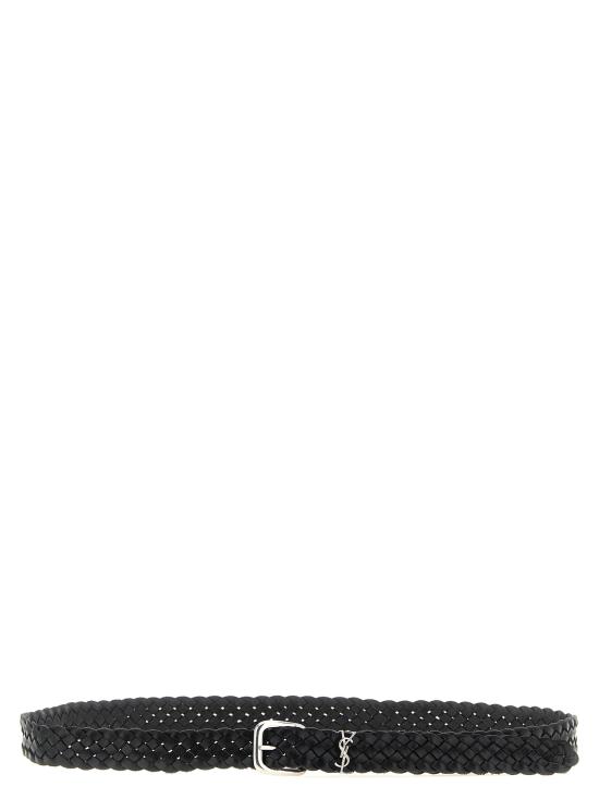 26SS 생로랑 가죽 벨트 859141AAF3L1000 Black