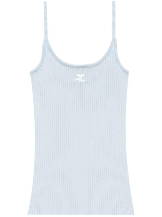 26SS 쿠레쥬 민소매 티셔츠 PERMDE012FI0001 7005 White