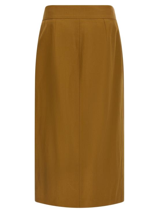 26SS 알베르토비아니 미디 스커트 AA861VI009117 Brown - ALBERTO BIANI