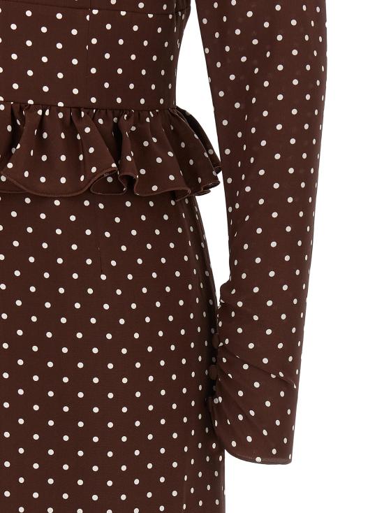 26SS 알레산드라리치 미디 원피스 FABX4281F46861659 Brown - ALESSANDRA RICH