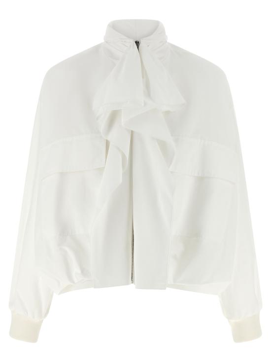 26SS 누드 봄버 자켓 1103E2637001 White