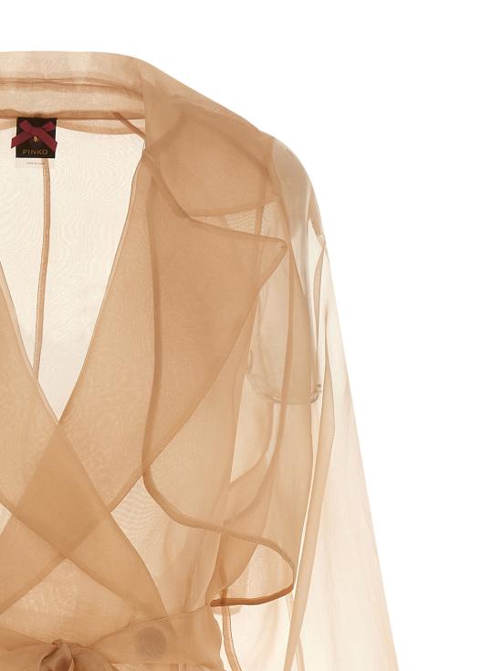 26SS 핑코 트렌치 코트 106614A2DJQ35 Pink - PINKO