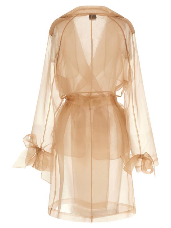 26SS 핑코 트렌치 코트 106614A2DJQ35 Pink - PINKO