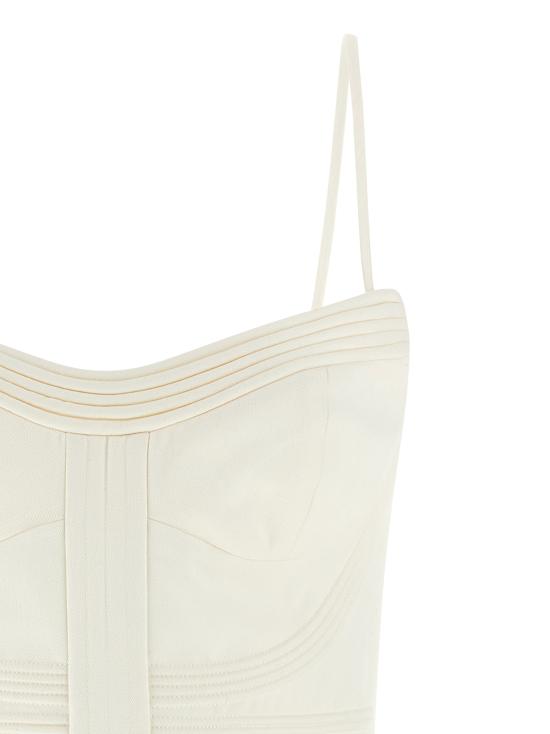 26SS 짐머만 숏 원피스 7251DC261IVO White - ZIMMERMANN