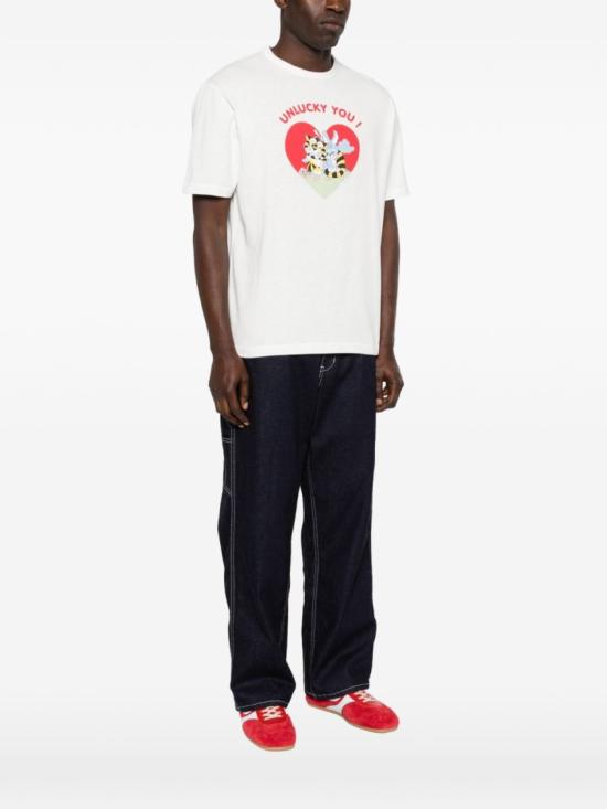 26SS 겐조 반팔 티셔츠 FG55TS2104SK 02 White - KENZO