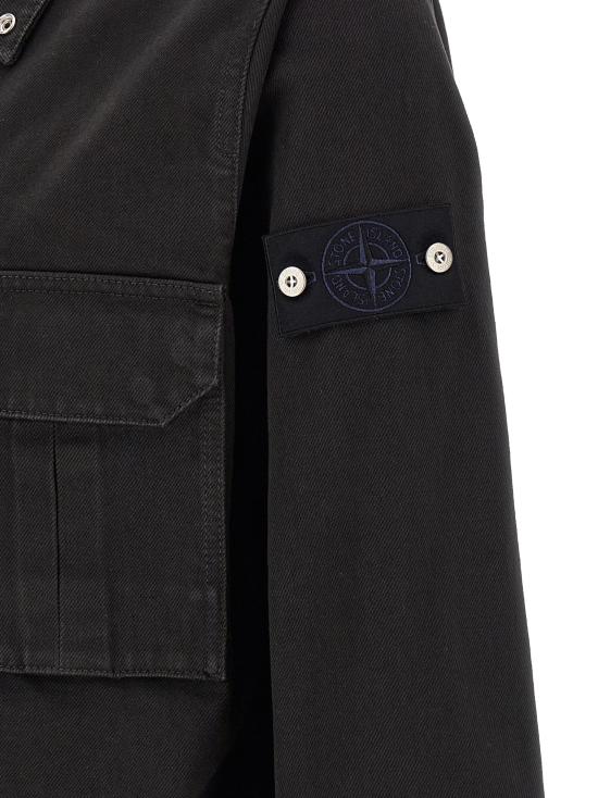 26SS 스톤 아일랜드 긴팔 셔츠 L1S141200002S0J24V0029 Black - STONE ISLAND