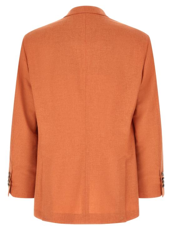 26SS 브루넬로 쿠치넬리 수트 자켓 MR4998BFC8C6883 Orange - BRUNELLO CUCINELLI