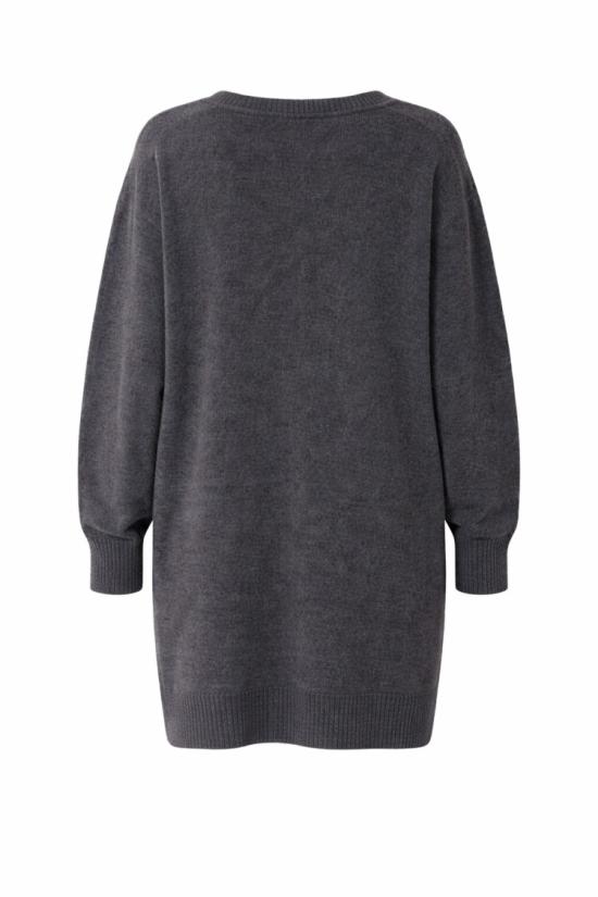 25FW 아토모 팩토리 미디 원피스 AI25AFD65 Grey - ATOMO FACTORY