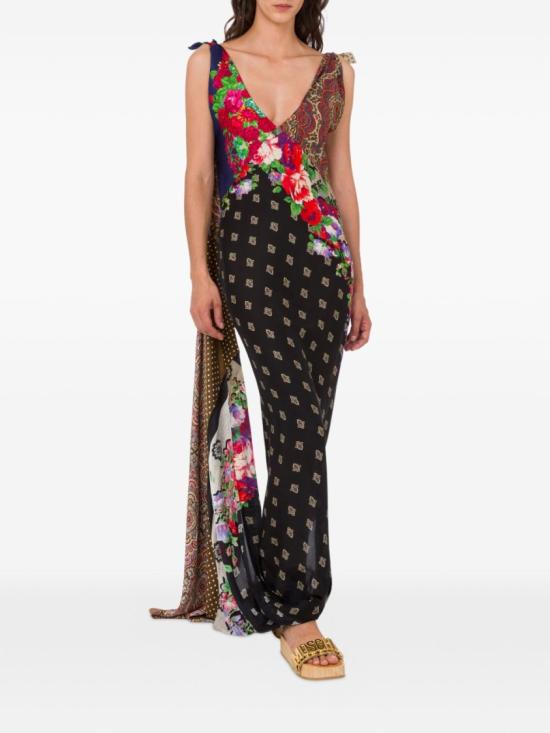 26SS 모스키노 미디 원피스 A0415 0566 7888 Black - MOSCHINO