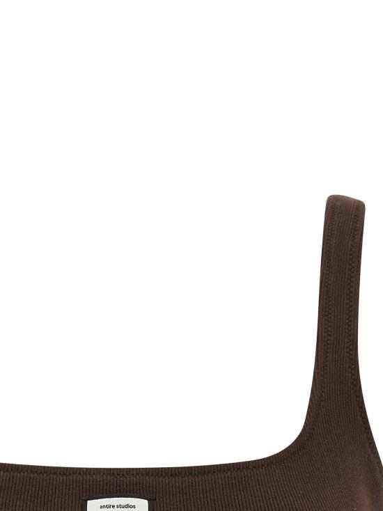 26SS 엔타이어 스튜디오 민소매 티셔츠 ESSS26TA018766239 Brown - ENTIRE STUDIOS