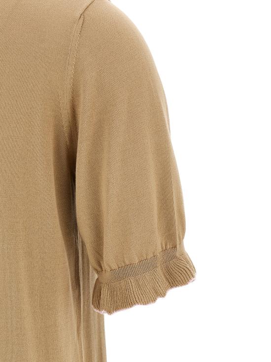 26SS 파비아나 필리피 폴로 티셔츠 MAD276F458M100VR3 Beige - FABIANA FILIPPI