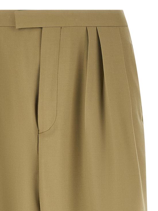 26SS 드리스 반 노튼 스트레이트 팬츠 2610209533249801 Green - DRIES VAN NOTEN