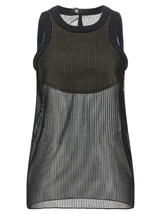 26SS 사카이 민소매 티셔츠 2608331001 Black