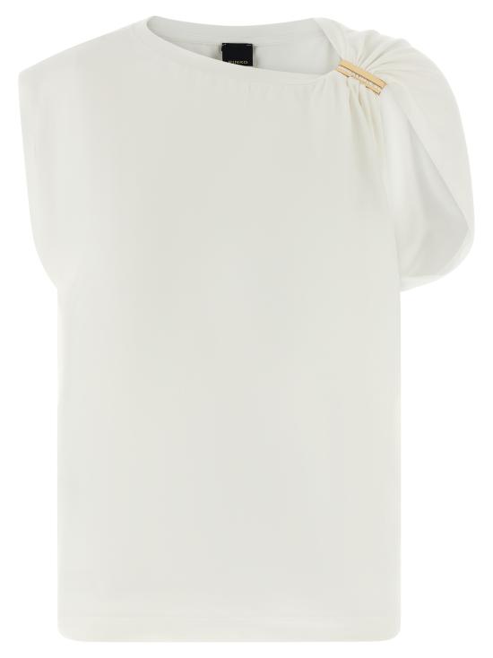 26SS 핑코 민소매 티셔츠 106478A35DZ05 White