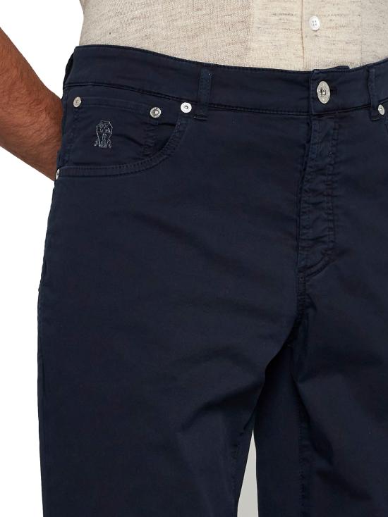 26SS 브루넬로 쿠치넬리 스트레이트 팬츠 M289LI1780C2517 DOM - BRUNELLO CUCINELLI