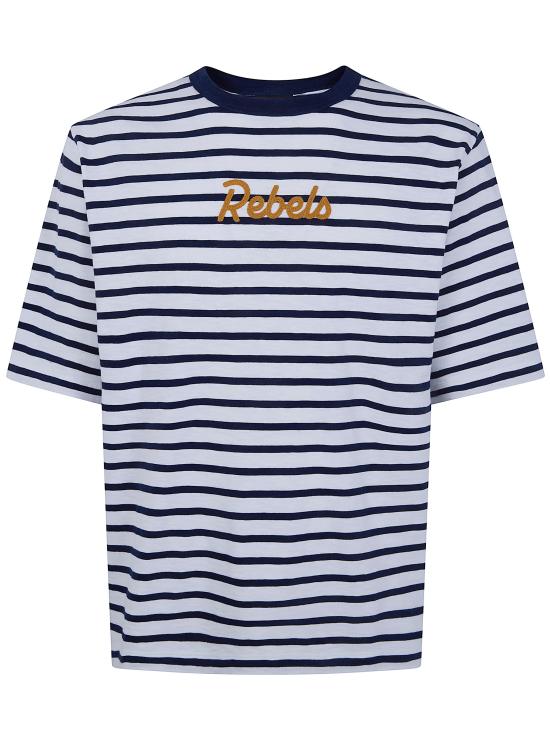 26SS 디스퀘어드2 탑 S74GD1533 D20107 001F WHITE BLUE NAVY - DSQUARED2