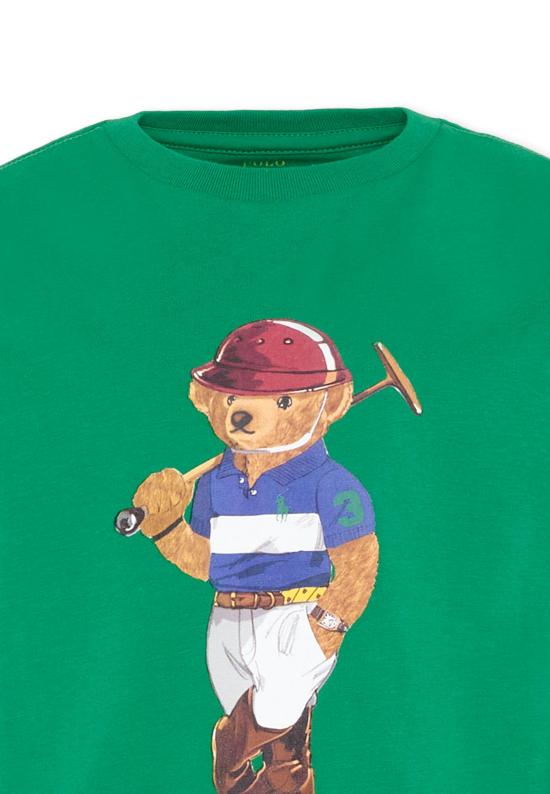 26SS [키즈] 랄프 로렌 티셔츠 A96607001 GREEN - RALPH LAUREN