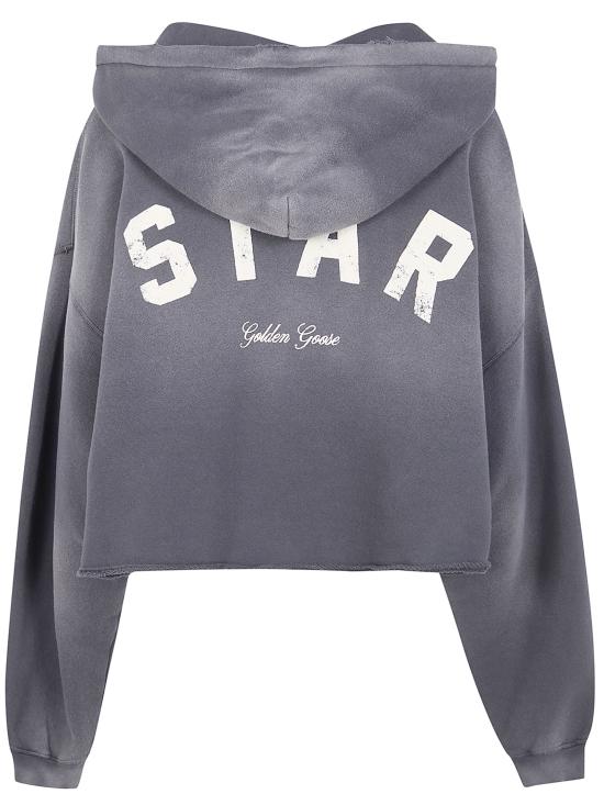 26SS 골든구스 후드 티셔츠 GWP02699 P002513 60666 60666 CHARCOAL - GOLDEN GOOSE