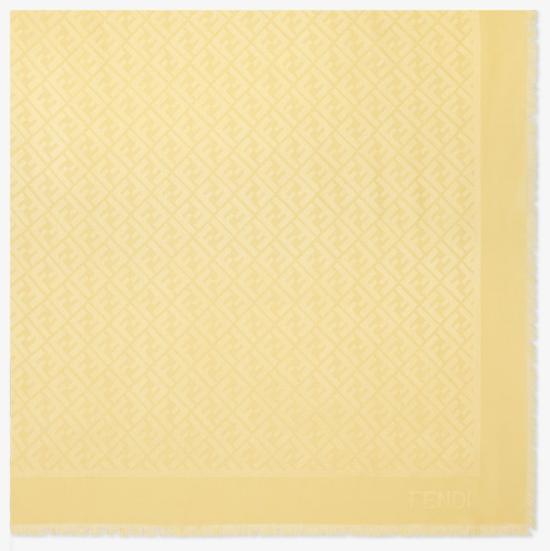 26SS 펜디 오가닉 실크 울 FF 숄 FXT069AJW7 F1WNP SORBETTO