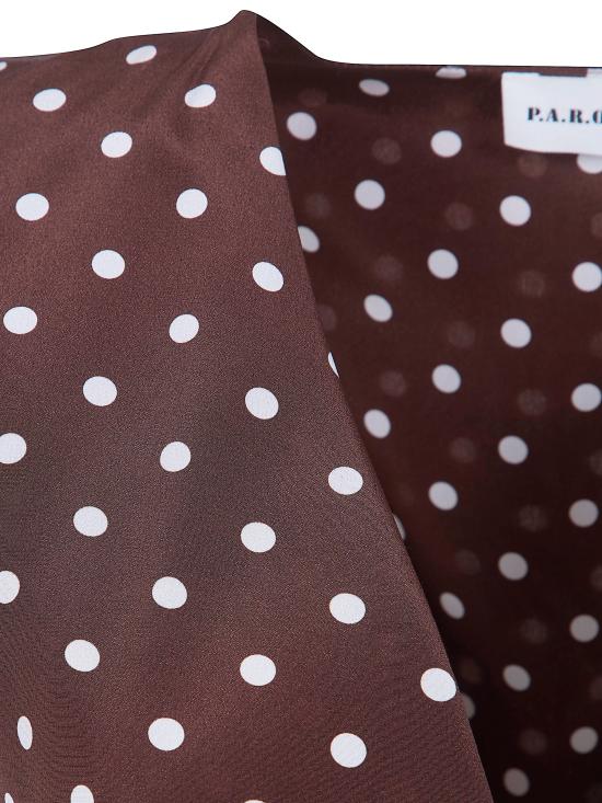 26SS 파로쉬 미디 원피스 D726132 SBILLO 808 BROWN MIX - PAROSH