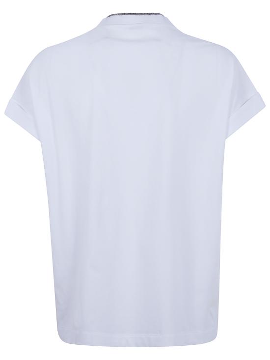 26SS 브루넬로 쿠치넬리 반팔 티셔츠 M0T18BD222 098 C159 WHITE - BRUNELLO CUCINELLI