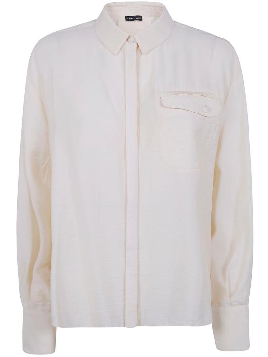 26SS 엠포리오 아르마니 셔츠 EW003311 AF20492 U1058 VANILLE