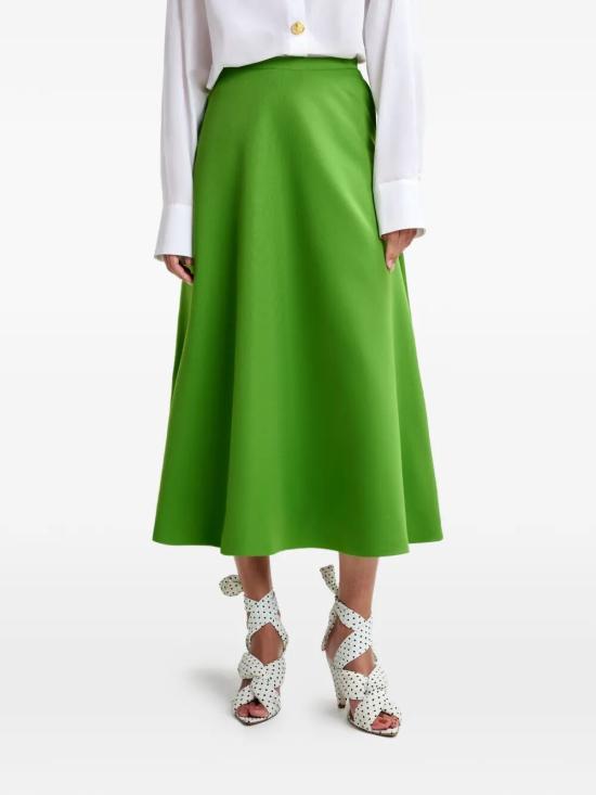 26SS 에쌍씨엘 롱 스커트 JULIO SG23 SPIRULINA GREEN - ESSENTIEL