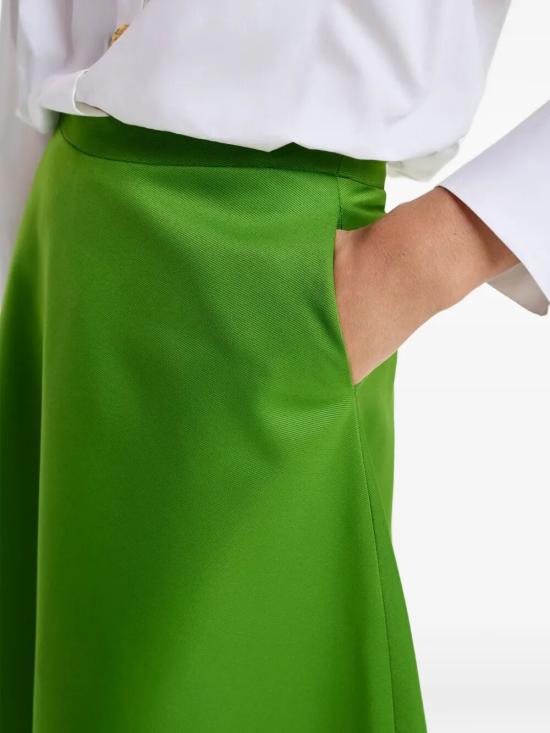 26SS 에쌍씨엘 롱 스커트 JULIO SG23 SPIRULINA GREEN - ESSENTIEL