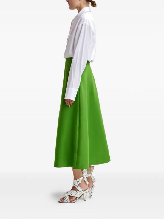 26SS 에쌍씨엘 롱 스커트 JULIO SG23 SPIRULINA GREEN - ESSENTIEL