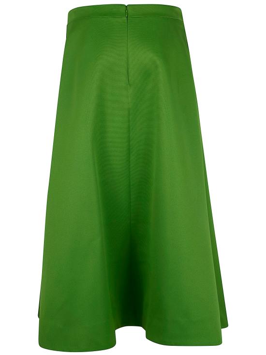 26SS 에쌍씨엘 롱 스커트 JULIO SG23 SPIRULINA GREEN - ESSENTIEL