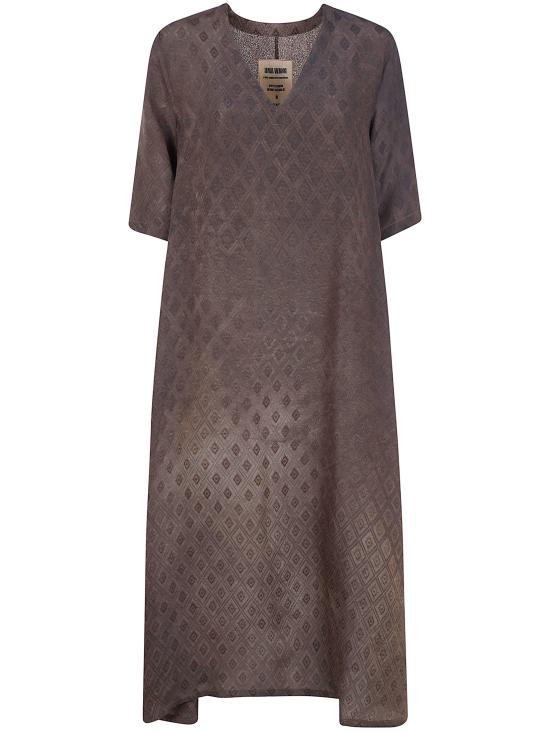 26SS 우마 왕 미디 원피스 UP5002 UW690 DARK BROWN - UMA WANG