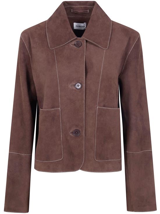 26SS 파로쉬 가죽 자켓 D431823 MINUETTO 008 BROWN
