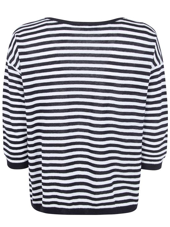 26SS 베이스 스웨터 B7738 322 812 WHITE BLACK - BASE