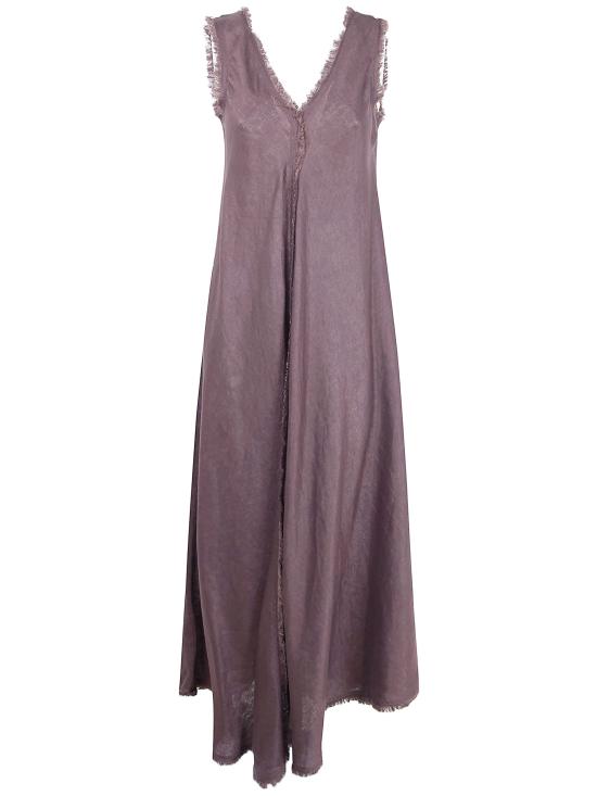 26SS 파로쉬 미디 원피스 D722502 BEACH26 086 DARK BROWN