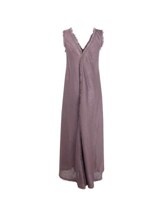 26SS 파로쉬 미디 원피스 D722502 BEACH26 086 DARK BROWN - PAROSH