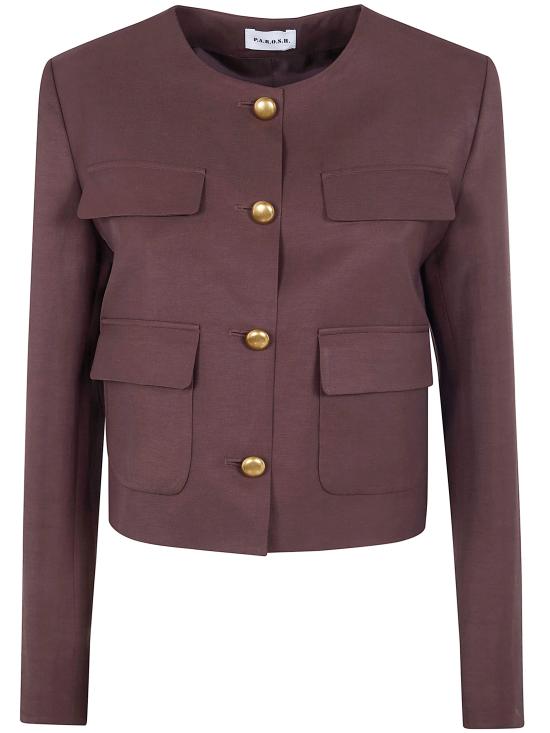 26SS 파로쉬 수트 자켓 D420433G RAISA26 008 BROWN