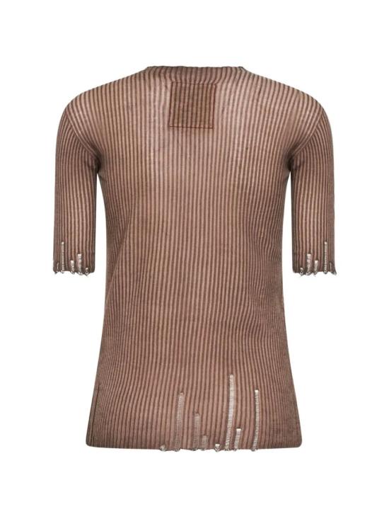 26SS 우마 왕 스웨터 UK7113 UW600 BROWN - UMA WANG