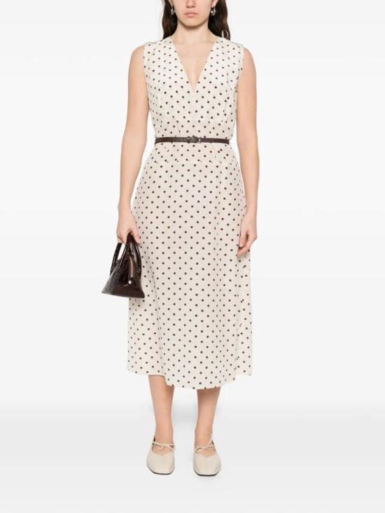 26SS 파로쉬 미디 원피스 D726132 SBILLO 802 CREAM MIX - PAROSH