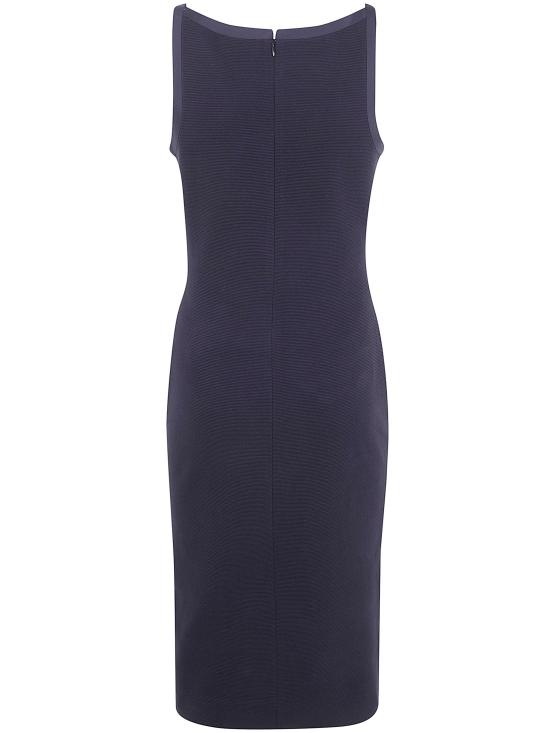 26SS 엠포리오 아르마니 미디 원피스 EW003529 AF12364 UC001 BLACK - EMPORIO ARMANI